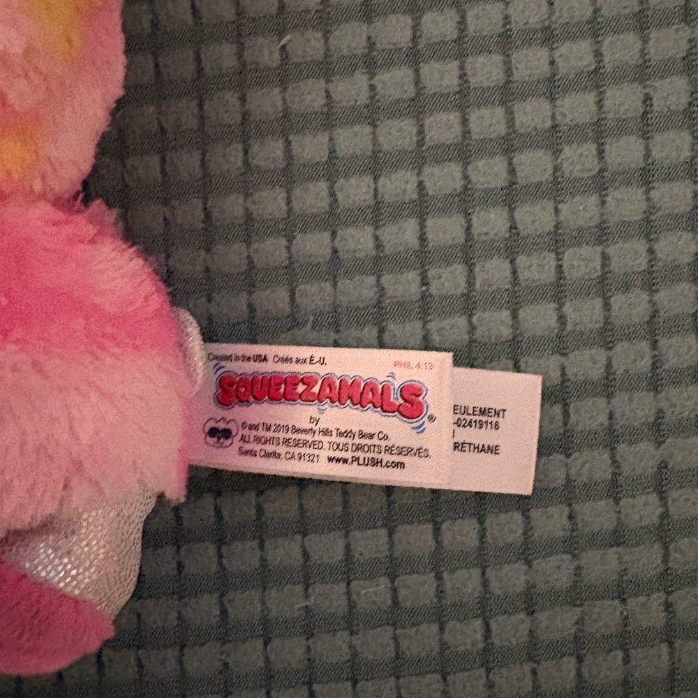 NWT Sqeezeamals Pink Horse Plush - Picture 7 of 7